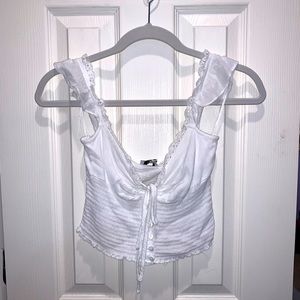White Princess Polly Blouse | Size 8
